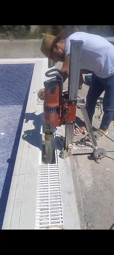 Beton işləri: Beton kesen beton deşen beton kesimi beton deşimi betonlarin kəsilməsi — 6