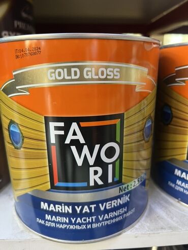 домашние молочные продукты: Яхтный лак Fawaori Gold Gloss предназначен для наружных и внутренних