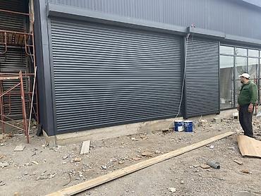 Откатные ворота: Откатные ворота из сэндвич‑панелей с автоматикой - Полотно — 89