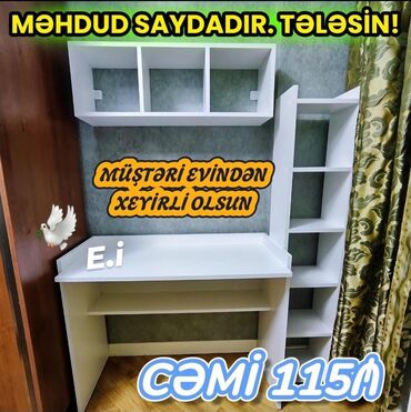 resm cekmek ucun sekiller: Для девочки и мальчика, Новый, Без выдвижных ящиков, Письменный стол, Без стульев