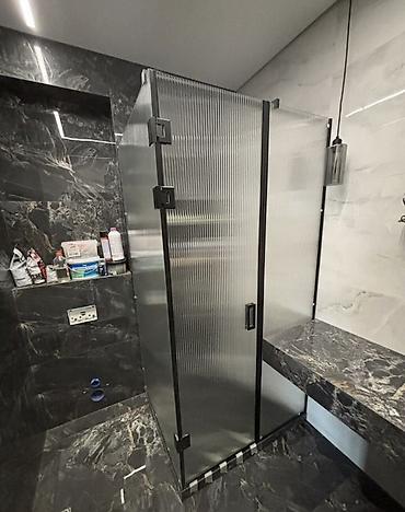 Душевые перегородки и ограждения: Душевая перегородка, как в дизайнерских проектах Минимум металла — 6