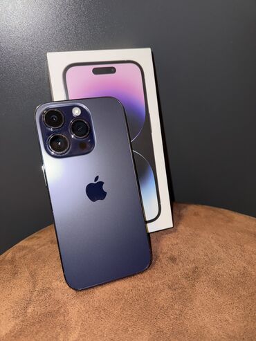 lalafo iphone 14: IPhone 14 Pro, 256 GB, Deep Purple, Face ID, Simsiz şarj