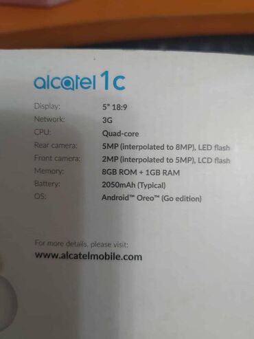 Alcatel: Alcatel 1C, bоја - Crna, Dual SIM — 11