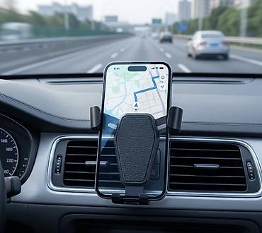 motosiklet telefon tutucu: Avtomobil üçün telefon tutacağı - Ventilyasiya qəfəsinə quraşdırılan — 2