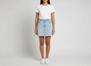 spódnice plisowane niebieska: Denim Co, Спідниця жіноча, розмір XL