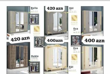 Dolablar: Yeni, Açılan, 5 qapı Düz dolab, Qarderob, paltar dolabı, Azərbaycan — 8