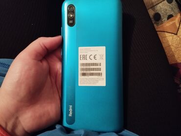 Мобильные телефоны и аксессуары: Xiaomi Redmi 9, 32 ГБ, цвет - Синий, 
 Отпечаток пальца, Две SIM карты