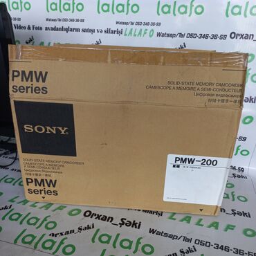işlenmiş ayfon: Sony PMW-200 XDCAM. xaricdən gəlmə maldı Azərbaycanda işlənməyib