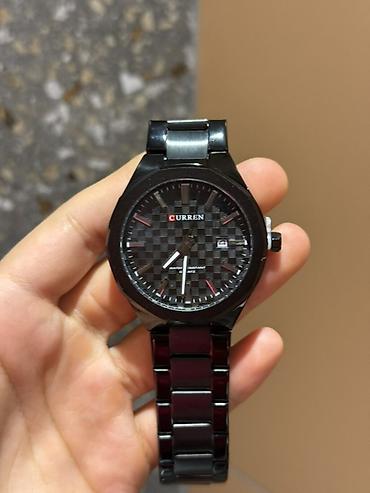 iphone whatch: Мужские наручные часы CURREN - Кварцевый механизм. - Корпус и браслет — 2