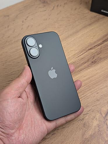 poco 5g: IPhone 16, Б/у, 128 ГБ, Графит, Кабель, 100 % — 1