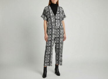 spódnice w wężowy wzór: Women`s overall, size S