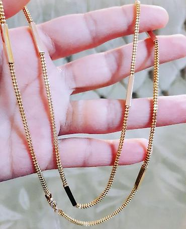 Zərgərlik əşyaları: Sep, Sarı qızıl, 750 Əyar, 12 g — 5