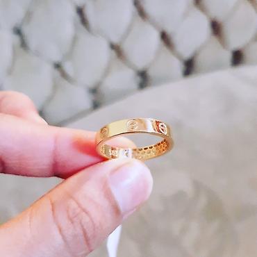 Zərgərlik əşyaları: Alyans, Üzük, Cartier, Sarı qızıl, 585 Əyar, Qaşsız — 2