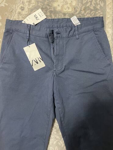 брюки клещ: Брюки 2XS (EU 32), цвет - Голубой