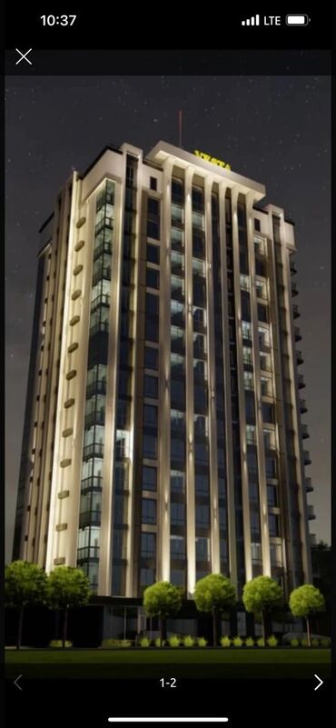 Продажа квартир: 2 комнаты, 74 м², Элитка, 13 этаж, ПСО (под самоотделку)