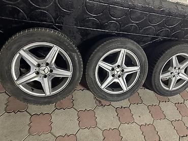 m filters: Комплект из 4 колес Mercedes-Benz AMG: литые диски 5-спиц и зимние — 2