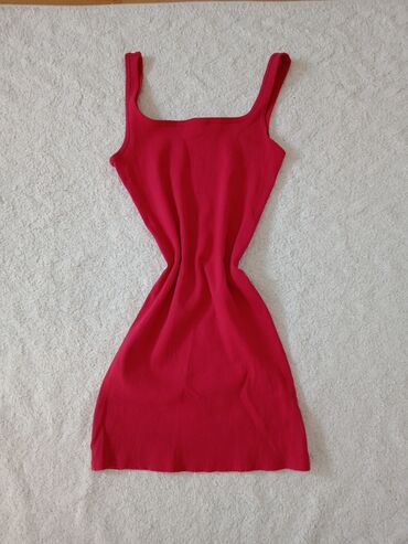 bershka bundice: Bershka S (EU 36), color - Red, Cocktail, With the straps