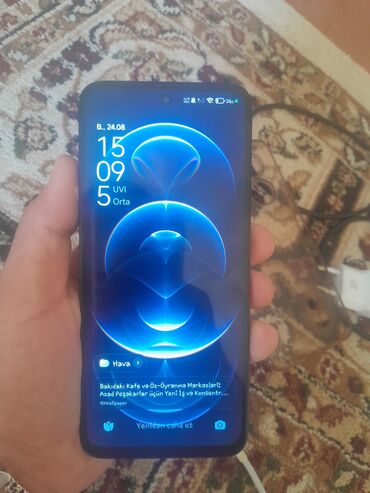 Poco: Poco M6 4G, 128 GB, rəng - Qara, Zəmanət, Sensor, Barmaq izi
