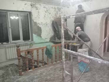 Демонтажные работы: Снос стен, Разбор полов, Снятие потолков | Гипсокартонная стена, Снос перегородки, Снятие старой штукатурки | Зачистка от старых обоев, Сбивка старой штукатурки, Снятие извести | Демонтаж ламината, Демонтаж паркета, Демонтаж линолеума | Крыша из шифера, Металлочерепичная кровля, Мягкая кровля Больше 6 лет опыта — 25