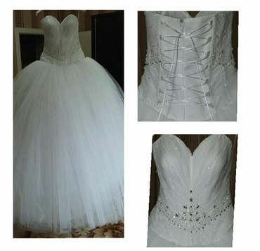 шелковые платья: Продаю свадебное платье +кольцо и балерошка в подарок. На прокат не