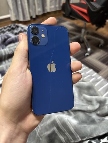 приёмник вай фай для компьютера: IPhone 12 mini, Б/у, 64 ГБ, Синий, Чехол, 78 %