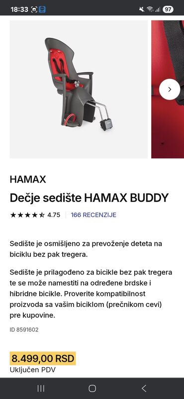 Autosedišta: Hamax sediste za decu od 9 meseci. Jako kvalitetno i bezbedno za vase — 9