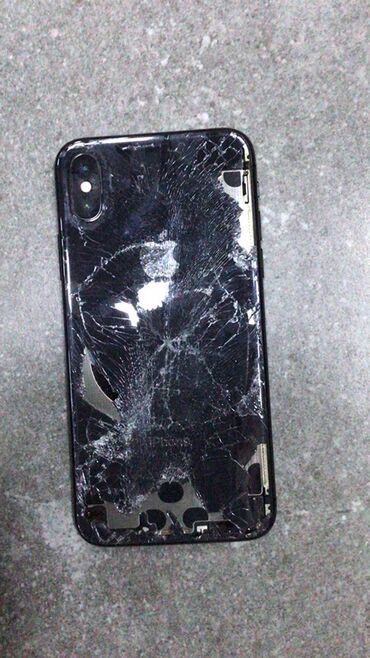 iphone 5 platasi: IPhone X, 64 GB, Qara, Qırıq
