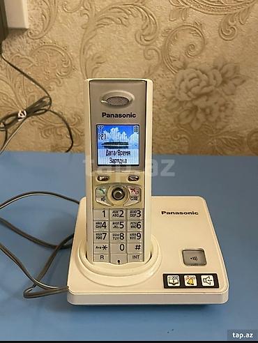Panasonic simsiz ev telefonu və baza stansiyası - Model: Panasonic