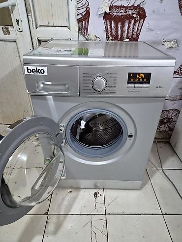 ucuz məişət texnikası: Paltaryuyan maşın Beko, 6 kq, İşlənmiş, Avtomat, Qurutma var, Pulsuz çatdırılma, Ödənişli çatdırılma — 3