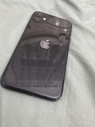 Apple iPhone: IPhone 11, Б/у, 64 ГБ, Черный, Чехол, 75 % — 2