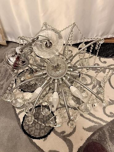 lambirin tavan: Çılçıraq, 8 lampa, Xrustal — 2