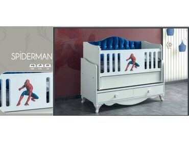 Beşiklər: Spiderman beşik Fabrik istehsalı mebellərin topdan qiymətlə satışı