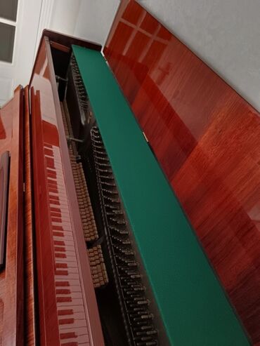 Pianolar: Akkustik piano – şaquli model (upright). Gövdə parlaq cilalı tünd — 7