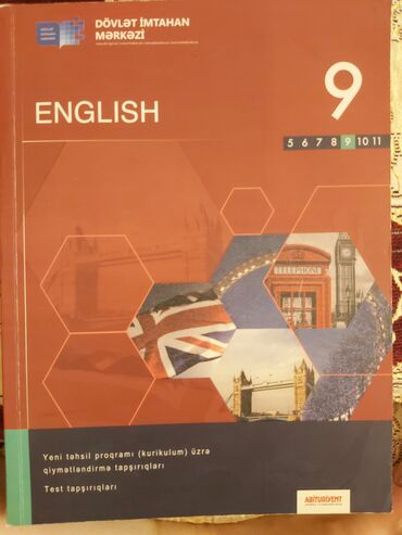 İngilis dili 9 sinif. 2019 il. DİM test tapşırıqları. 3-4 səhifə sadə