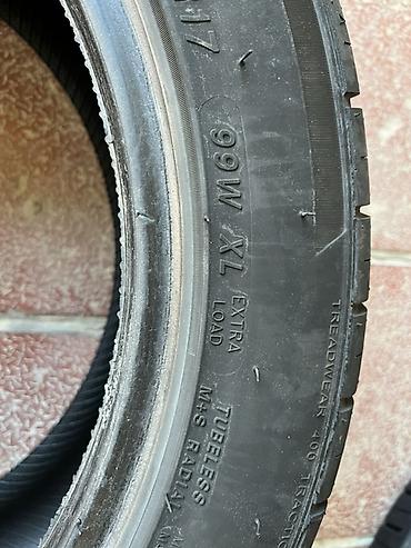 Təkərlər: 4 ədəd avtomobil şini - Növ: Yay (asfalt üçün) - Protektor dizaynı — 8