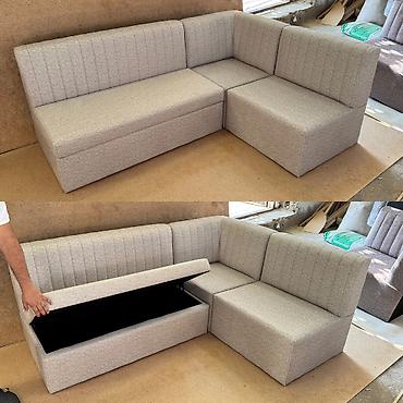 Məhsul: Künc oturma dəsti – yumşaq mebel - Dizayn: Kompakt L‑şəkilli