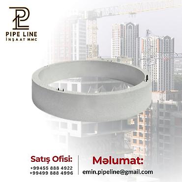 Бетонные колодцы: Beton lyuk yağış sularının drenajı üçün istifadə olunan beton bloklar — 5