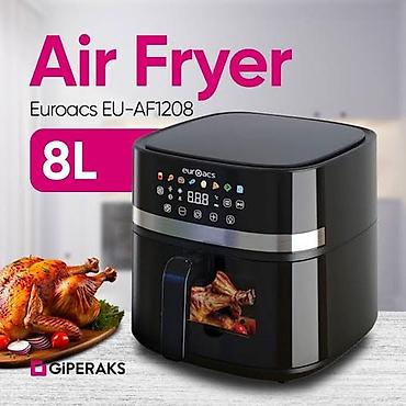 euroacs: Euroacs EU-AF1208 Air Fryer – 8L - Geniş tutum: 8 litr – bütöv toyuq — 2