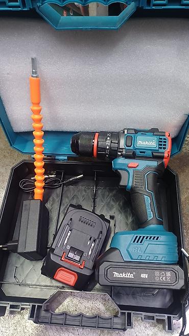 makita: Аккумуляторная дрель-шуруповерт Makita (бесщеточная, 48V) в комплекте — 4
