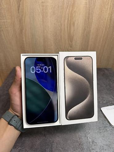 15 pro maks: IPhone 15 Pro Max, Б/у, 512 ГБ, Natural Titanium, Коробка, В рассрочку, 84 % — 2