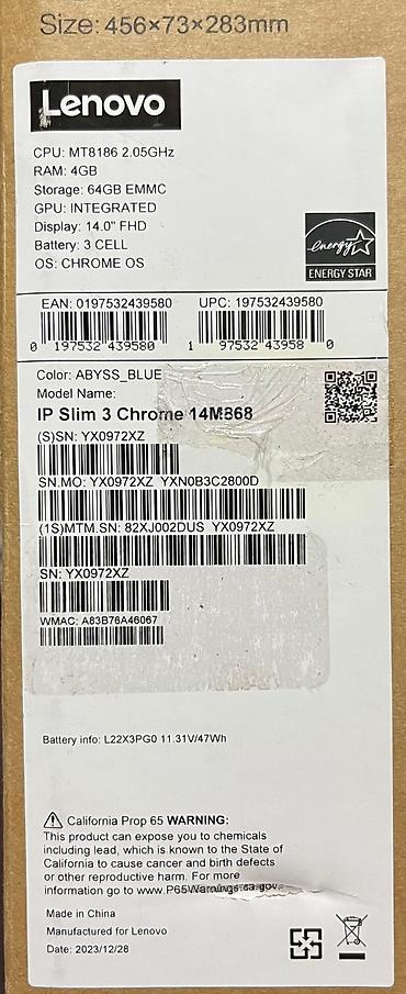 acer 5310: Yeni Lenovo 14 ", < 128 GB, Pulsuz çatdırılma — 2