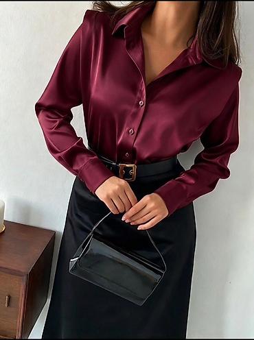 Satenska ženska košulja – klasičan kroj
S M L Xl