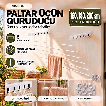 susilka: **Gimi Lift — Tavan və divar üçün paltar quruducusu** Gimi Lift — 1