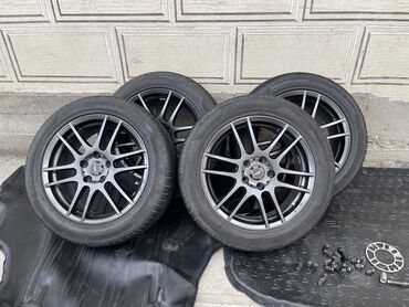 Колеса в сборе: Колеса в сборе 215 / 55 / R 17, Лето, Новый, Комплект, Легковые, Литые, отверстий - 5