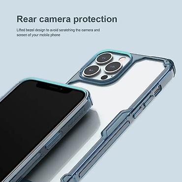 Maske i futrole za telefone: Maska Nillkin Nature Pro za iPhone 14 Pro Max 6.7 plava. Uz brzu — 10