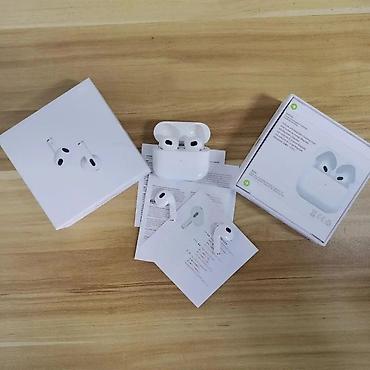 apple charger: Airpods 3 Luks klass 55Yox 35 AZN ⚜️Görünüş orginal ilə 1:1💯 — 2