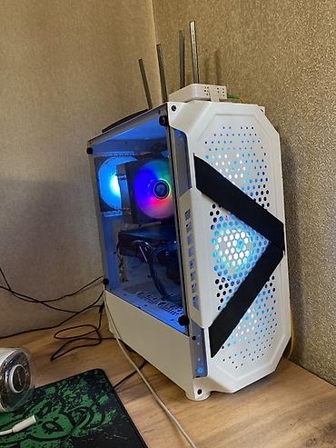 pc case: Игровой ПК в белом корпусе с подсветкой Характеристики: - Видеокарта — 2