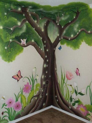 şəkil çəkmək üçün şəkillər: Divar rəsimlərinin çəkilməsi🎨 Qiymət rəsmə və onun ölçüsünə uyğun
