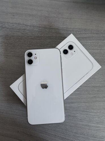 apple macbook qiymeti: IPhone 11, 64 GB, Ağ, Barmaq izi, Face ID