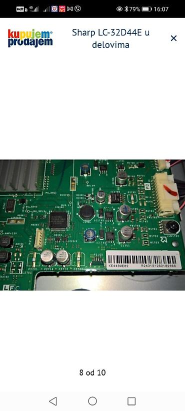 Aksesoari za TV i video: Sharp LC-32D44E – delovi za TV Dostupni originalni moduli i — 8